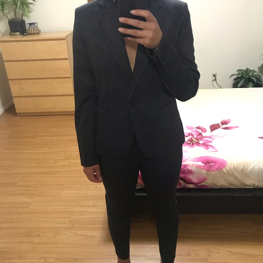 ZARA Basic Textured Suit Set - Picture 2 of 4